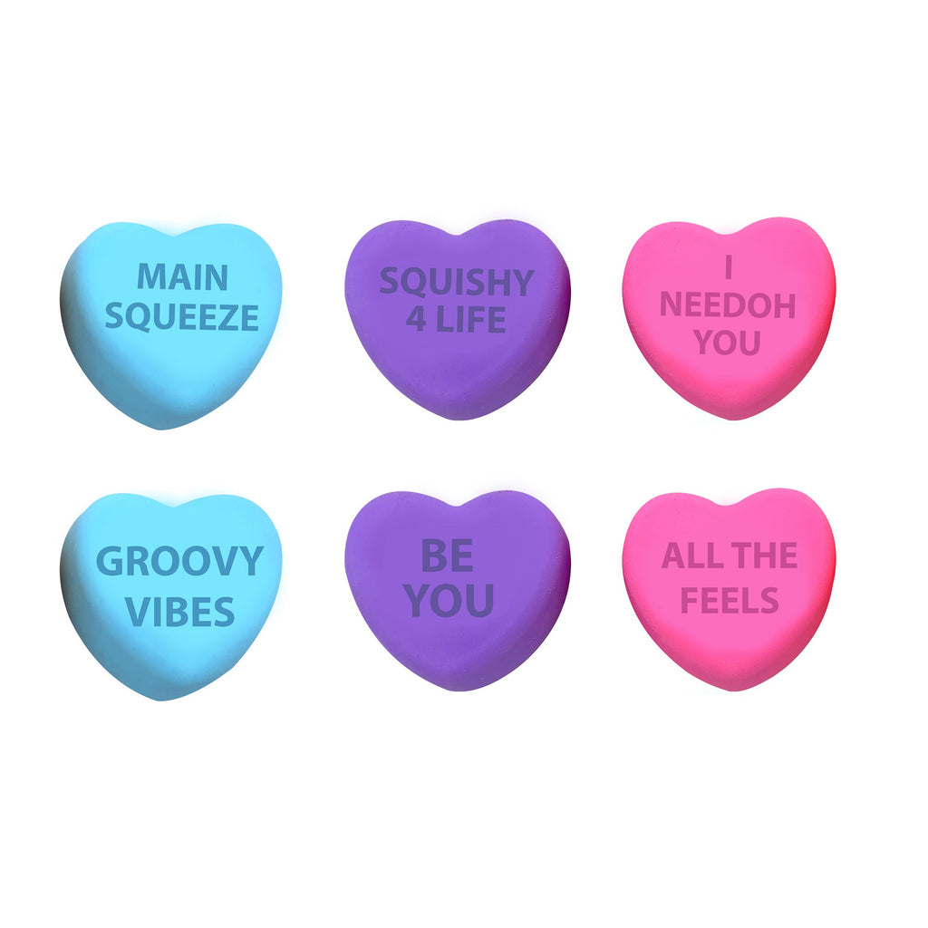 Sweet Treat Shaped NeeDoh Color Change Squeeze Heart | Reserve Opal Summit - Fun Food Fidget Cookie Squishable Toy - Surprise Me! (Random Color)