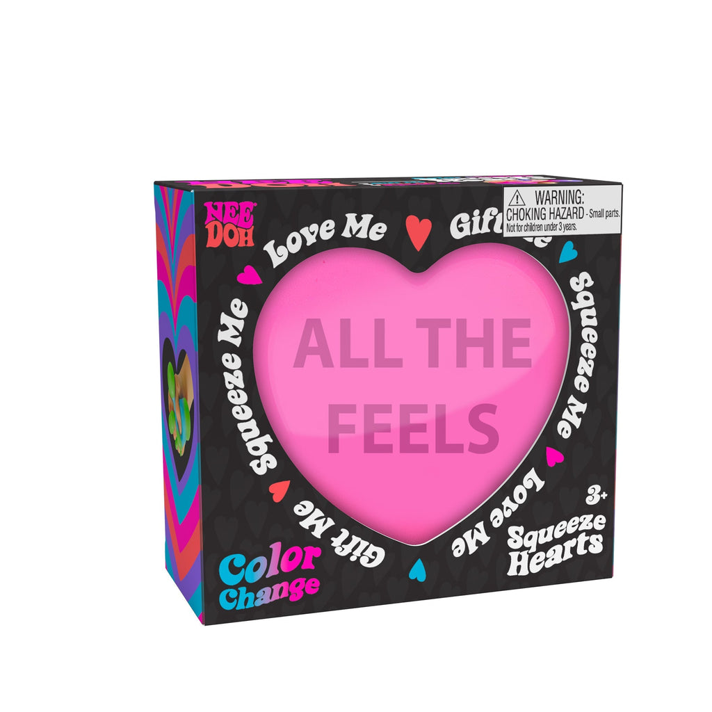 Sweet Treat Shaped NeeDoh Color Change Squeeze Heart | Reserve Opal Summit - Fun Food Fidget Cookie Squishable Toy Detail