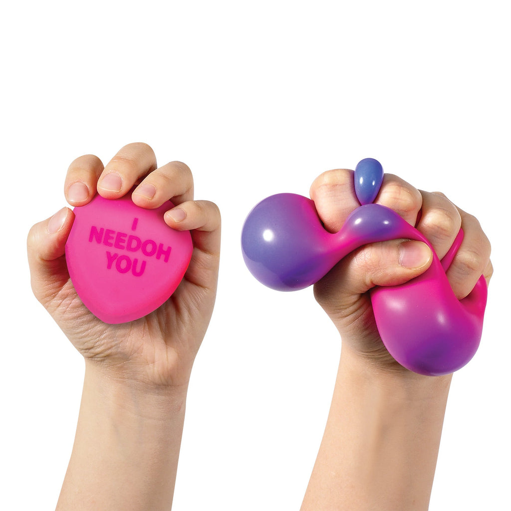 Sweet Treat Shaped NeeDoh Color Change Squeeze Heart | Reserve Opal Summit - Fun Food Fidget Cookie Squishable Toy Detail