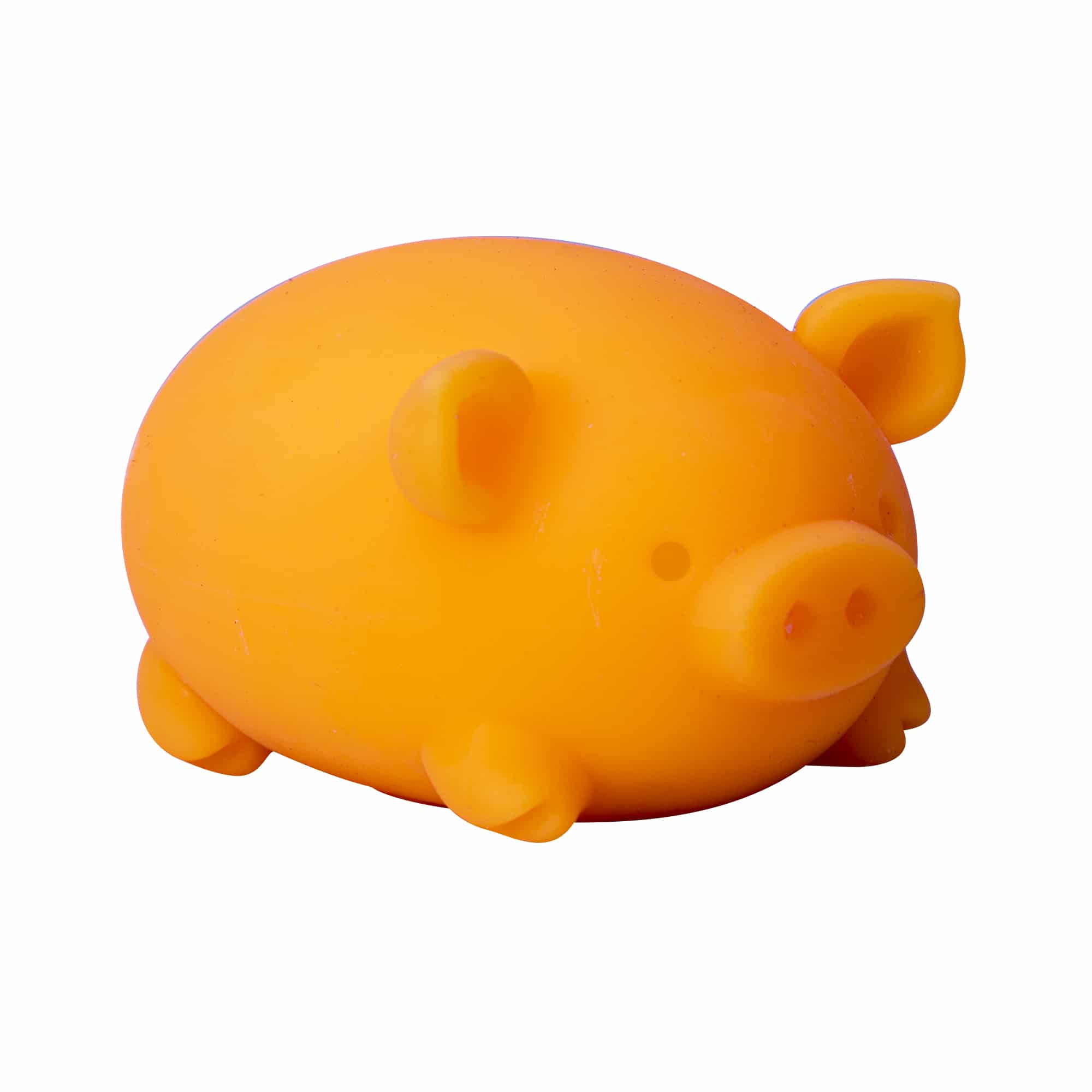 Animal-Shaped NeeDoh Dig’ It Pig | Select Velvet Canopy - Purrfect Cat Squishy Character Stress Toy Detail