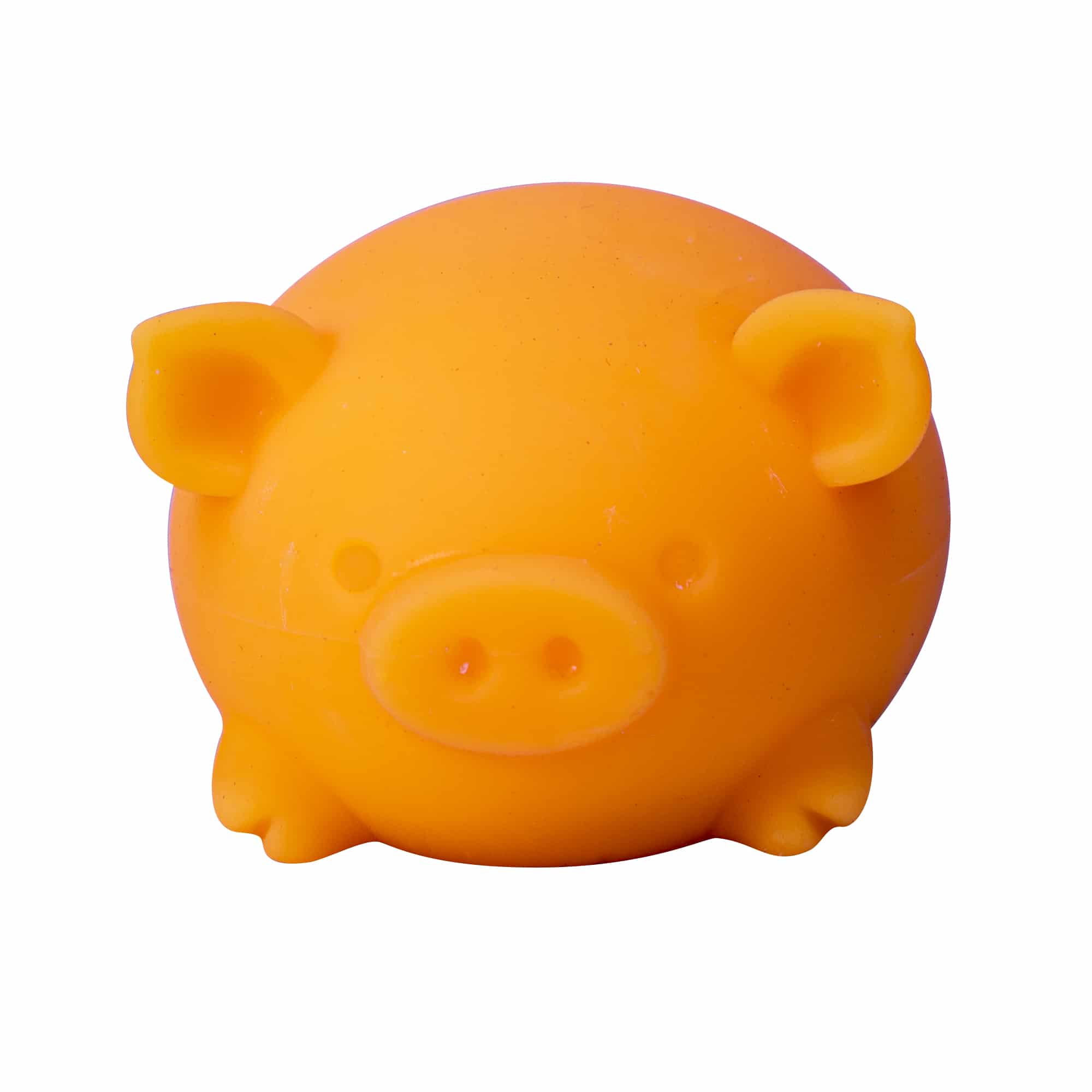 Animal-Shaped NeeDoh Dig’ It Pig | Select Velvet Canopy - Purrfect Cat Squishy Character Stress Toy Detail