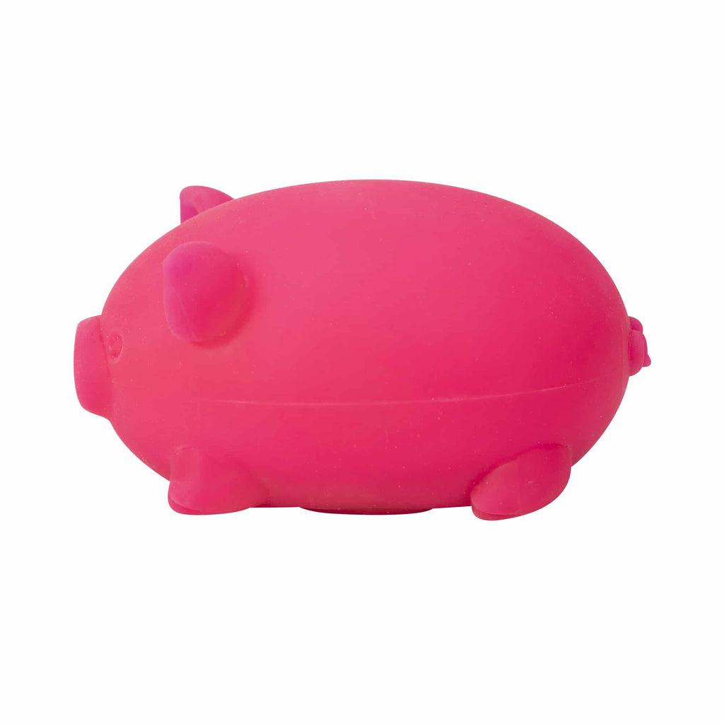 Animal-Shaped NeeDoh Dig’ It Pig | Select Velvet Canopy - Purrfect Cat Squishy Character Stress Toy Detail