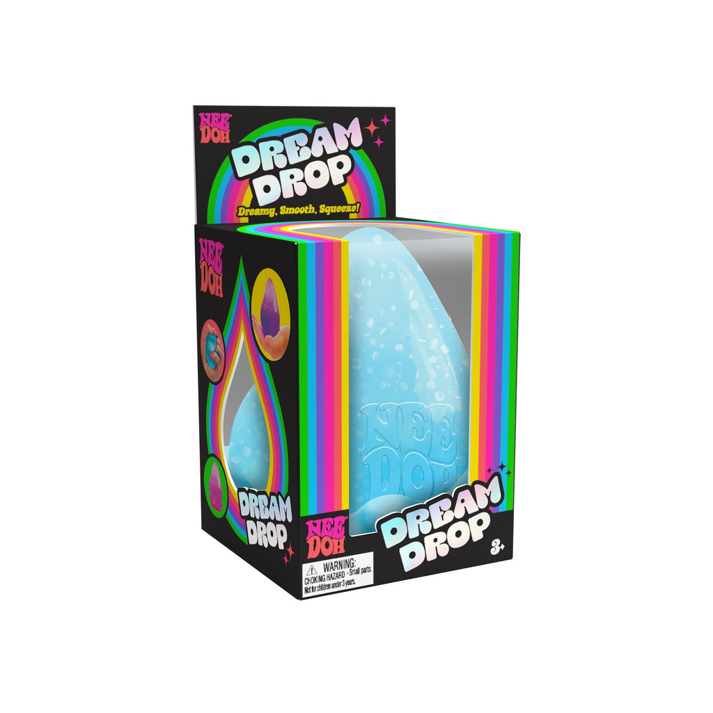 Whimsical Doughnut NeeDoh Dream Drop | Select Linen Ridge - Squishy Dohnut Sweet Treat Shaped Stress Toy Detail