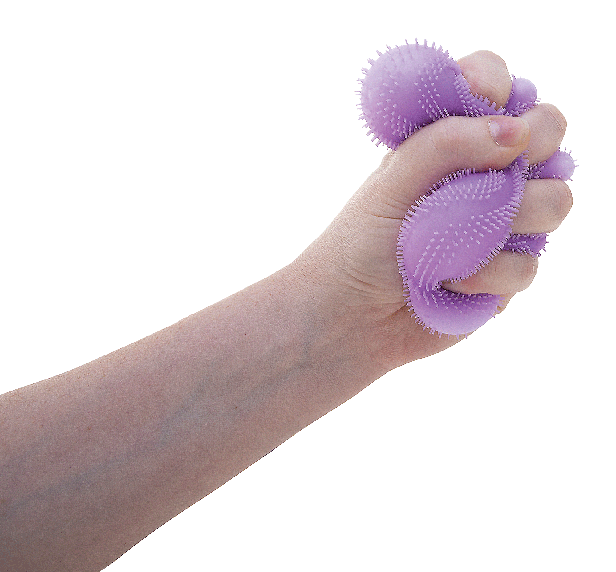 Fuzzy Flocked NeeDoh Fuzz Ball Flower Power | Signature Elm Point - Spiky Textured Groovy Glob for Sensory Therapy - Surprise Me! (Random Color)