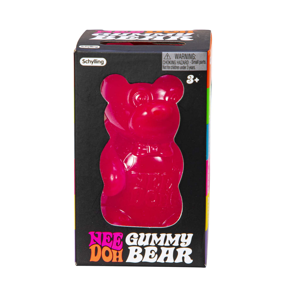 Animal-Shaped NeeDoh Gummy Bear | Edition Canyon Forest - Purrfect Cat Squishy Character Stress Toy Detail