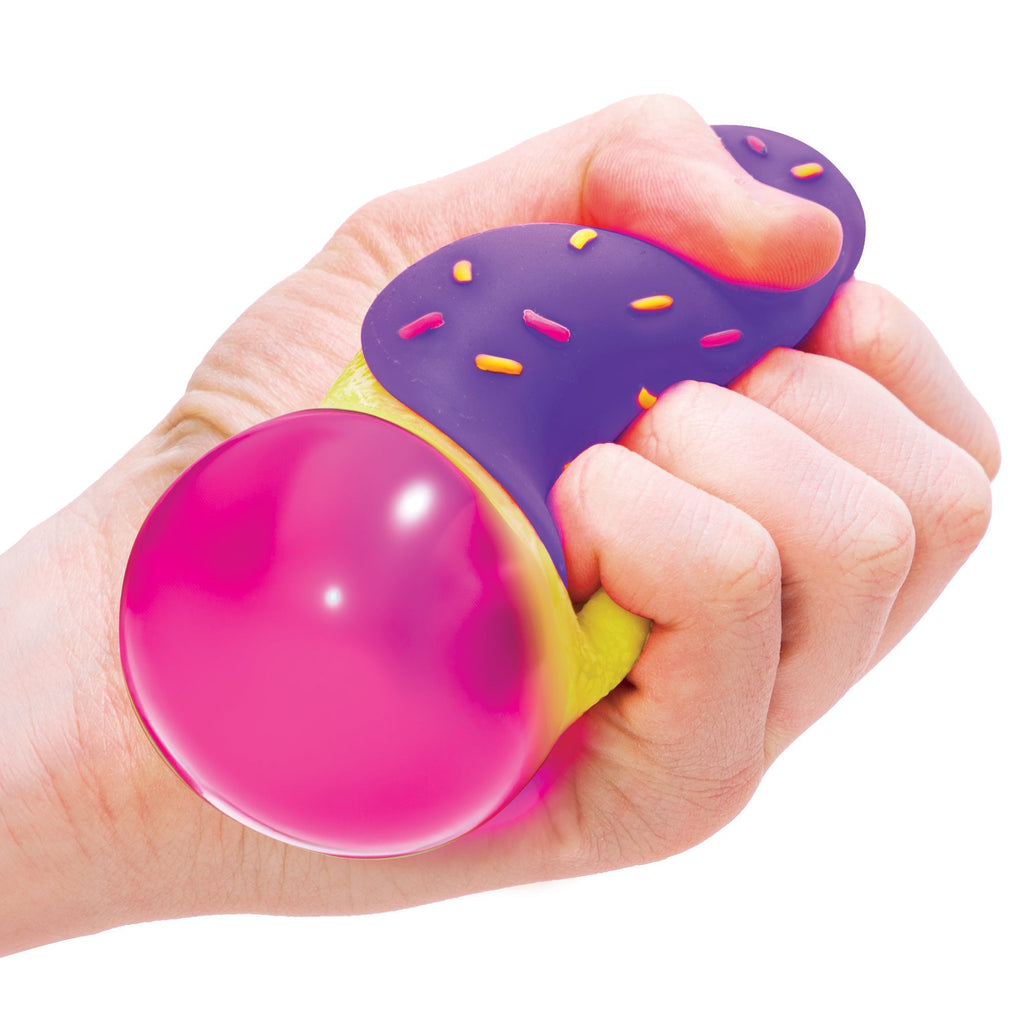Sweet Treat Shaped Jelly Dohnut NeeDoh | Signature Seaside Lane - Squishy Dohnut Sweet Treat Shaped Stress Toy Detail