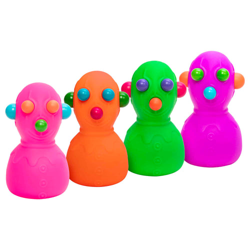 Animal-Shaped NeeDoh Panic Pete | Signature Seaside Bay - Purrfect Cat Squishy Character Stress Toy - Surprise Me! (Random Color)