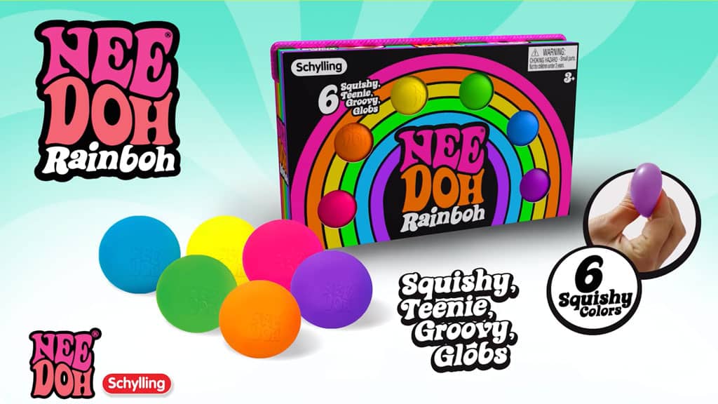 Super-Squishy NeeDoh Rainboh | Reserve Autumn Pond - Giant XL Satisfyingly Squishable Stress Toy Detail