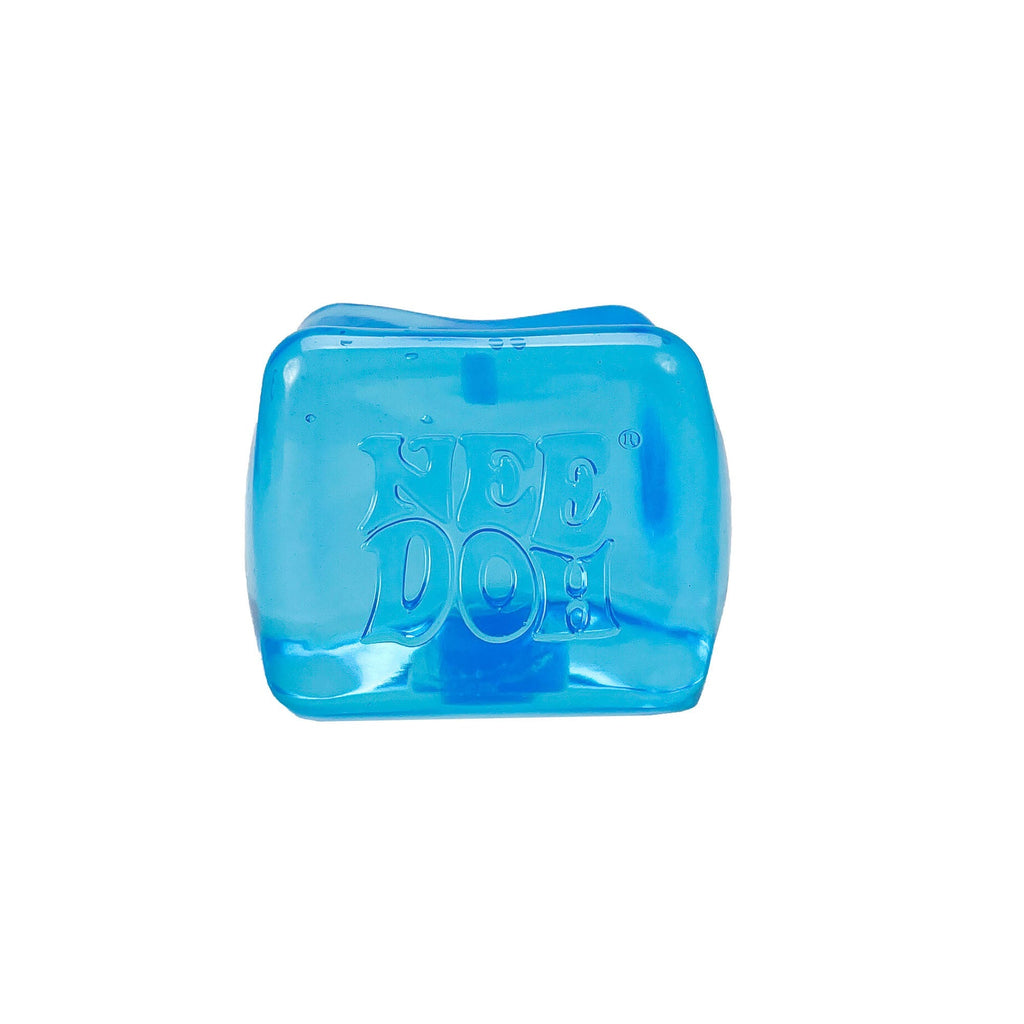Translucent Jelly NeeDoh Nice Berg | Reserve Oak Hollow - Crystal Clear Squishable Ice Cube NeeDoh Detail