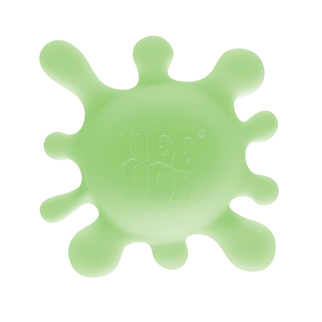 Spiky Ribbed NeeDoh SplootSplat | Edition Morning Cove - Furry Coated Soft Touch Squishable Ball Detail