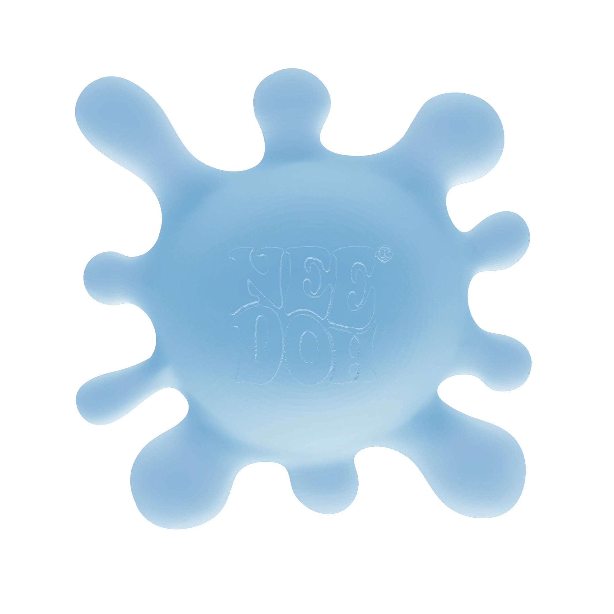 Spiky Ribbed NeeDoh SplootSplat | Edition Morning Cove - Furry Coated Soft Touch Squishable Ball Detail