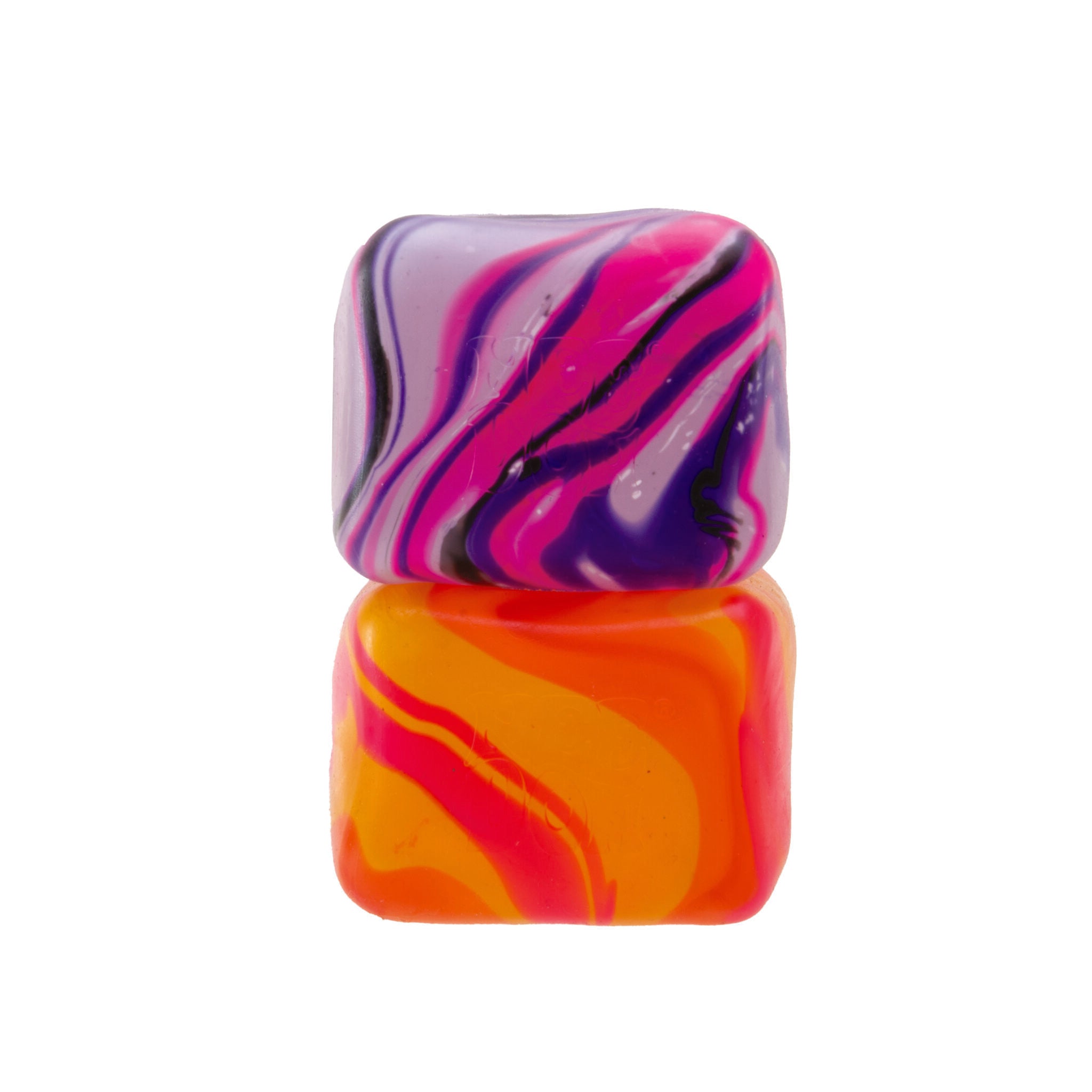 Squishable Nice Cube NeeDoh Nice Cube Swirl | Select Golden Pond - 3-Piece Assorted Nice Cubes Pack for Fidgeting Detail