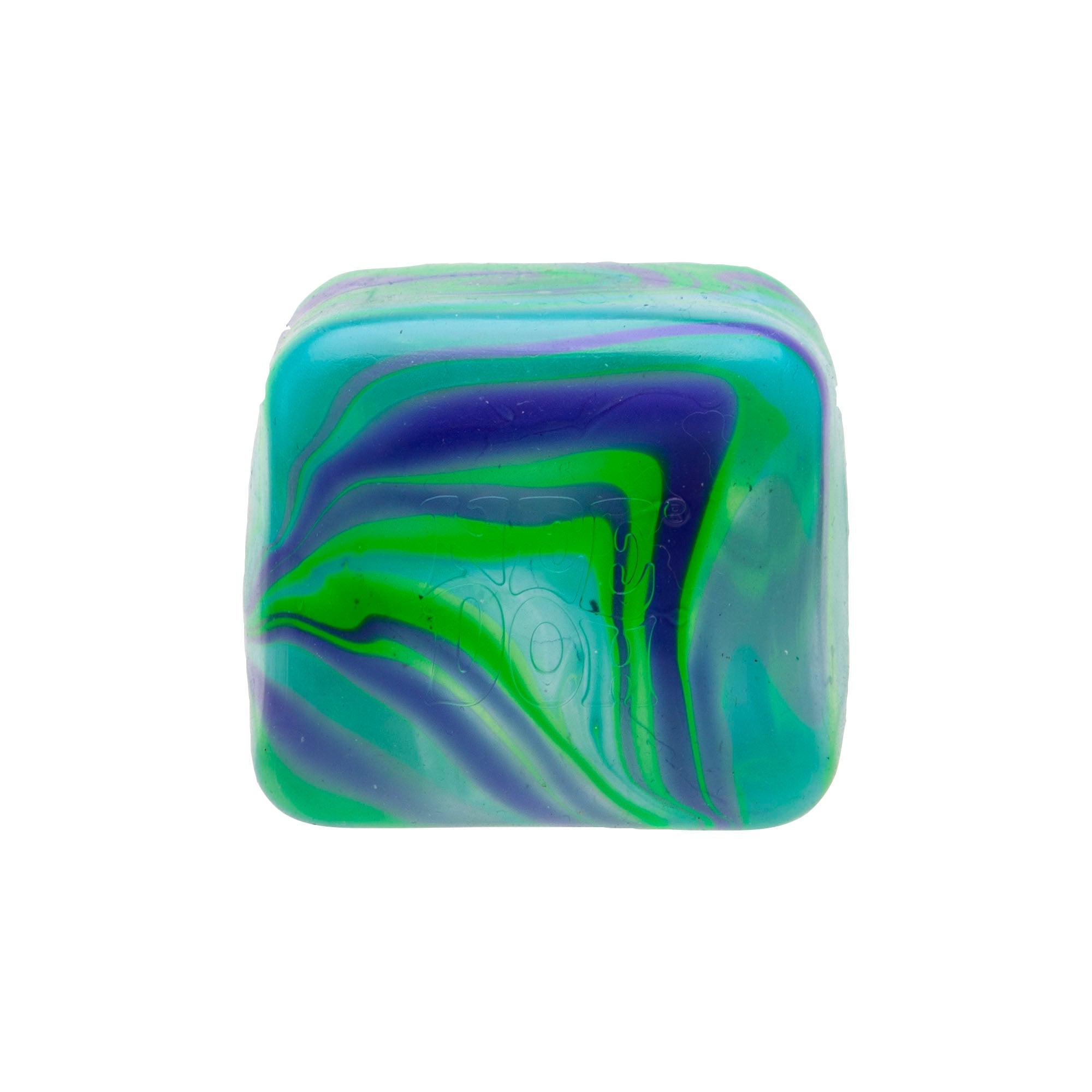 Squishable Nice Cube NeeDoh Nice Cube Swirl | Select Golden Pond - 3-Piece Assorted Nice Cubes Pack for Fidgeting - Surprise Me! (Random Color)